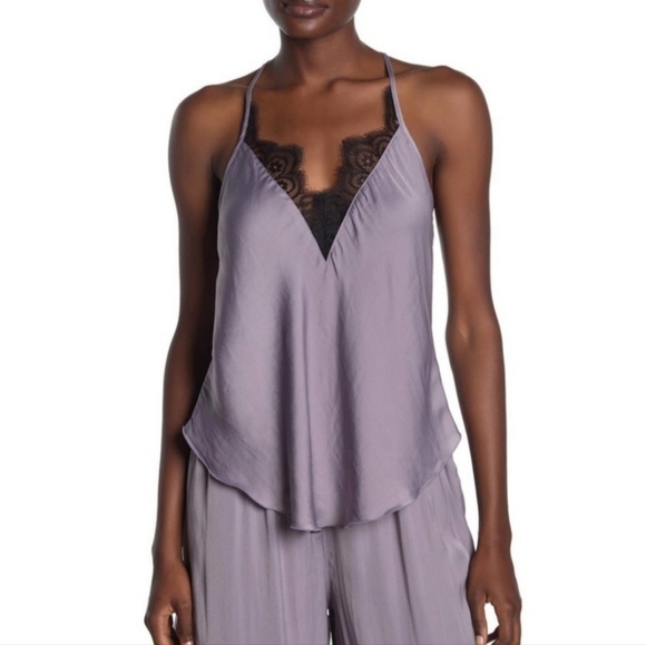 Free People Tops - NWT Free People Silver Mauve Cami top size Small
